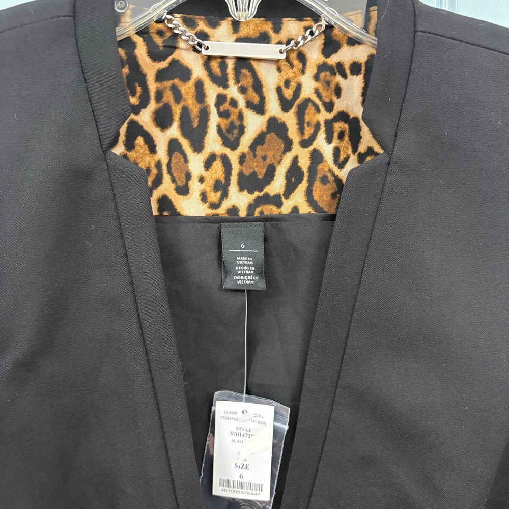 White House Black Market Black NWTVest Size 6 - Picture 2 of 5